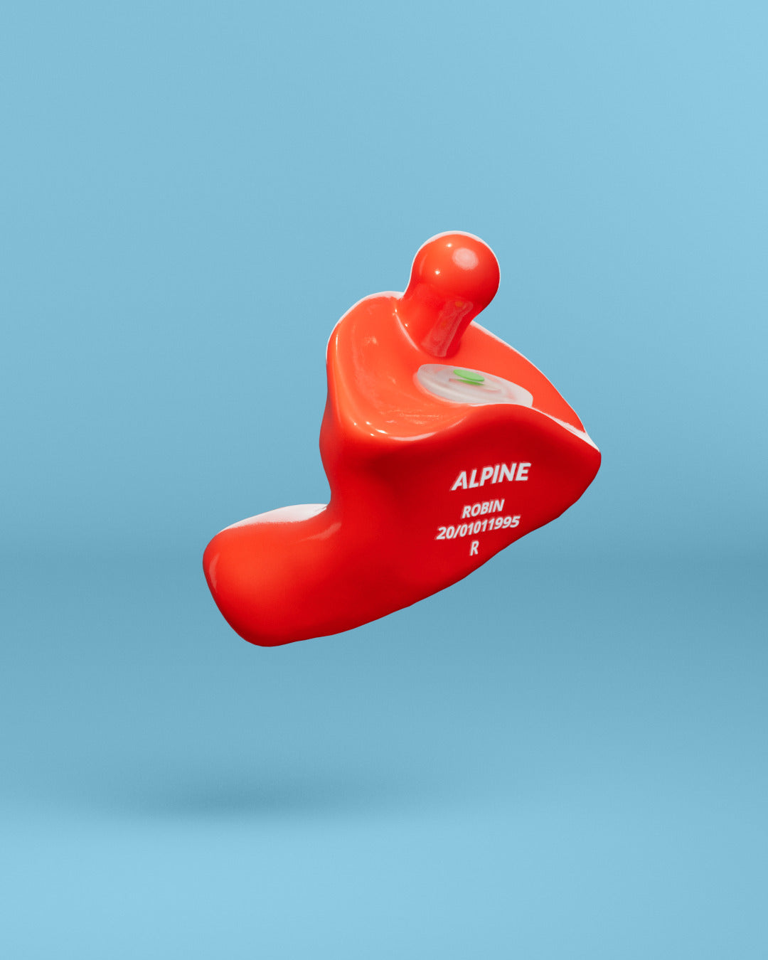 alpine partyplug custom oordoppen categorie overzicht rood