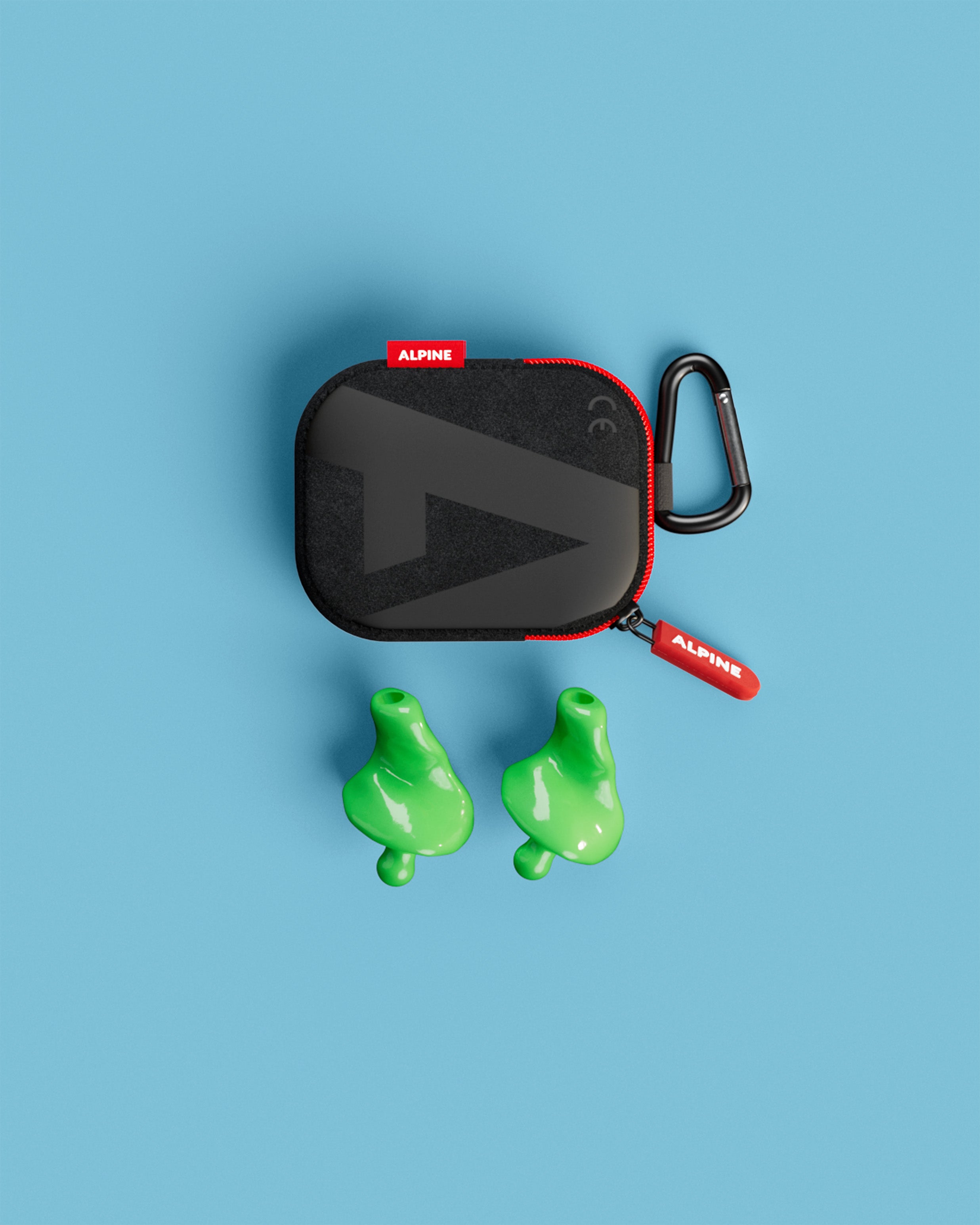 alpine motosafe custom 4d oordoppen overzicht inclusief accessoires groen 