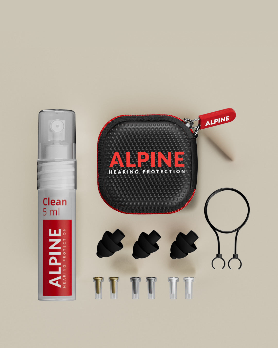 alpine musicsafe pro earplugs for musicians with multiple filters overview including accessories black