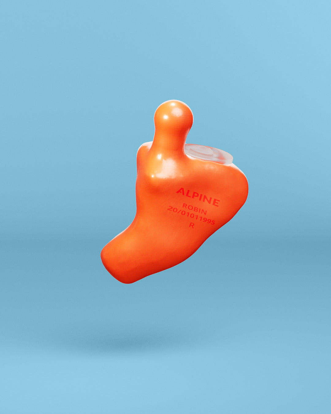 Alpine op maat musicsafe oordoppen  oranje 