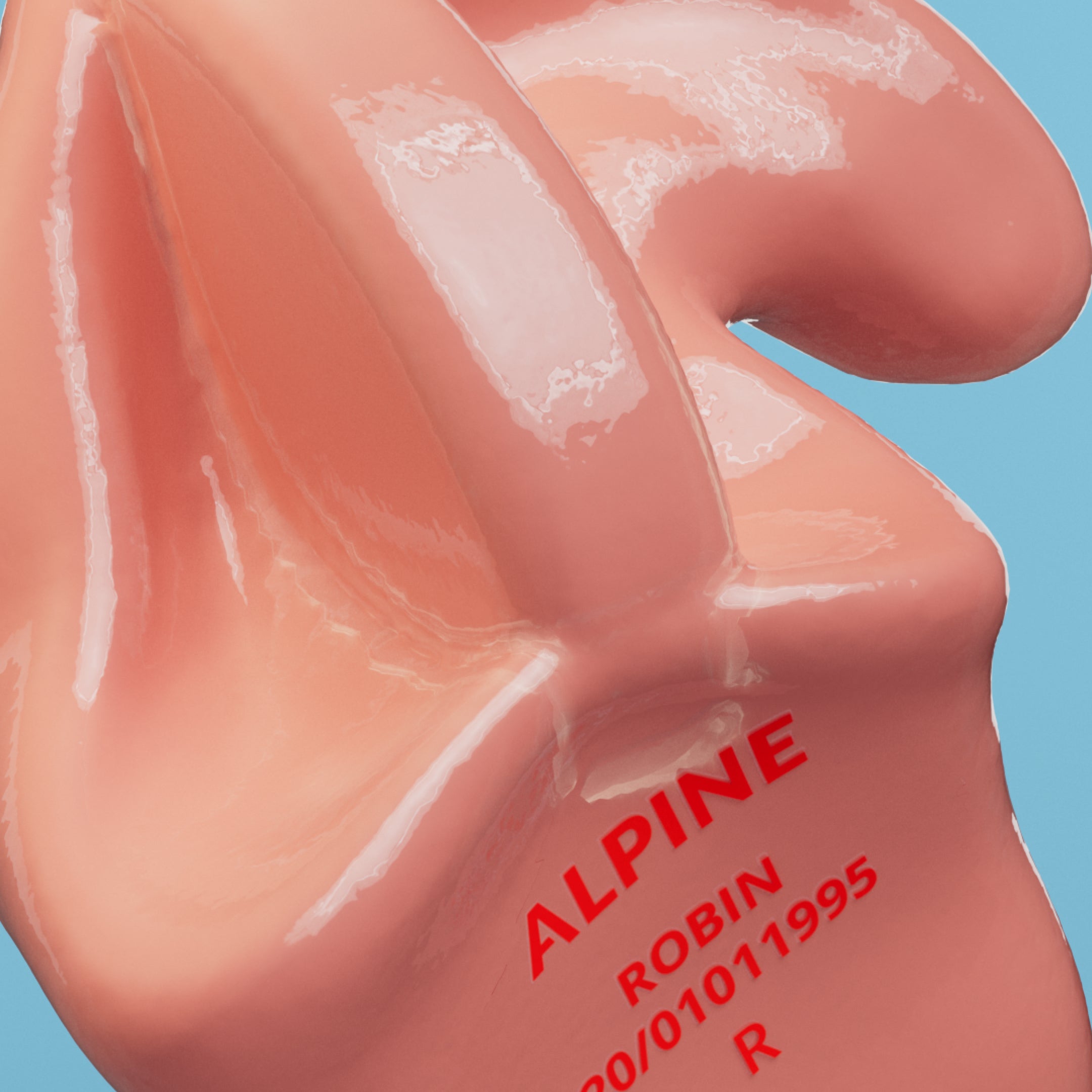 alpine swimsafe custom oordoppen productdetail  neon oranje 