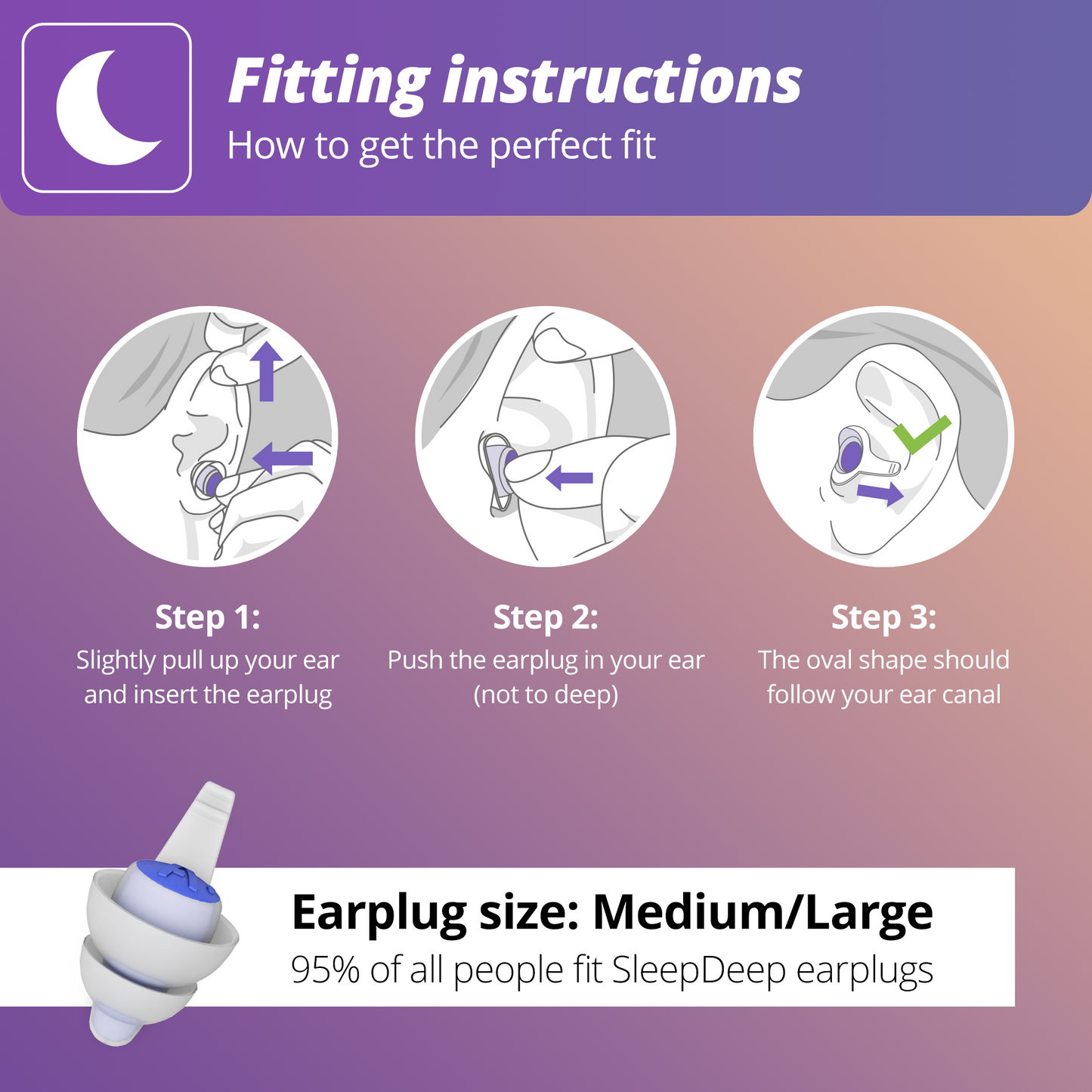 SleepDeep fitting – Alpine Hearing Protection